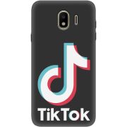 Черный чехол Uprint Samsung J400 Galaxy J4 2018 Tik Tok