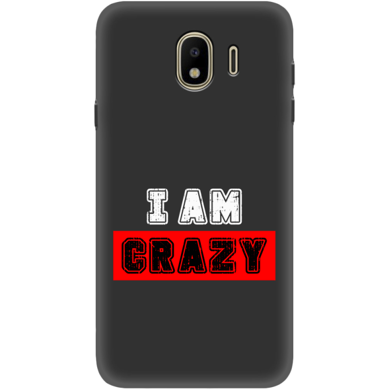 Черный чехол Uprint Samsung J400 Galaxy J4 2018 I'm Crazy