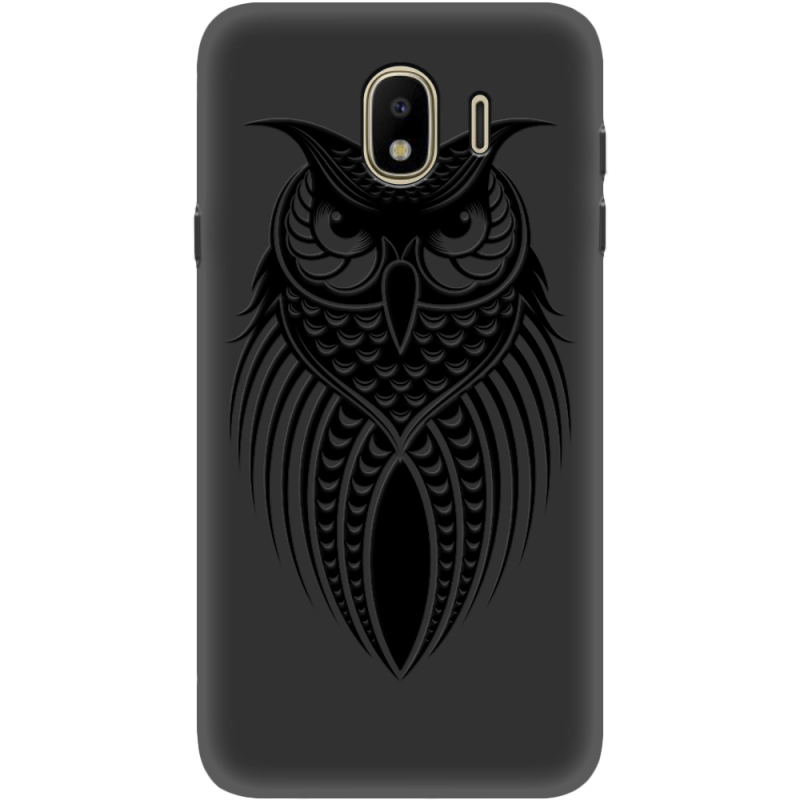 Черный чехол Uprint Samsung J400 Galaxy J4 2018 Owl