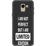 Черный чехол Uprint Samsung J600 Galaxy J6 2018 Limited Edition