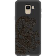 Черный чехол Uprint Samsung J600 Galaxy J6 2018 Chinese Dragon