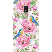 Чехол Uprint Samsung J260 Galaxy J2 Core Birds and Flowers