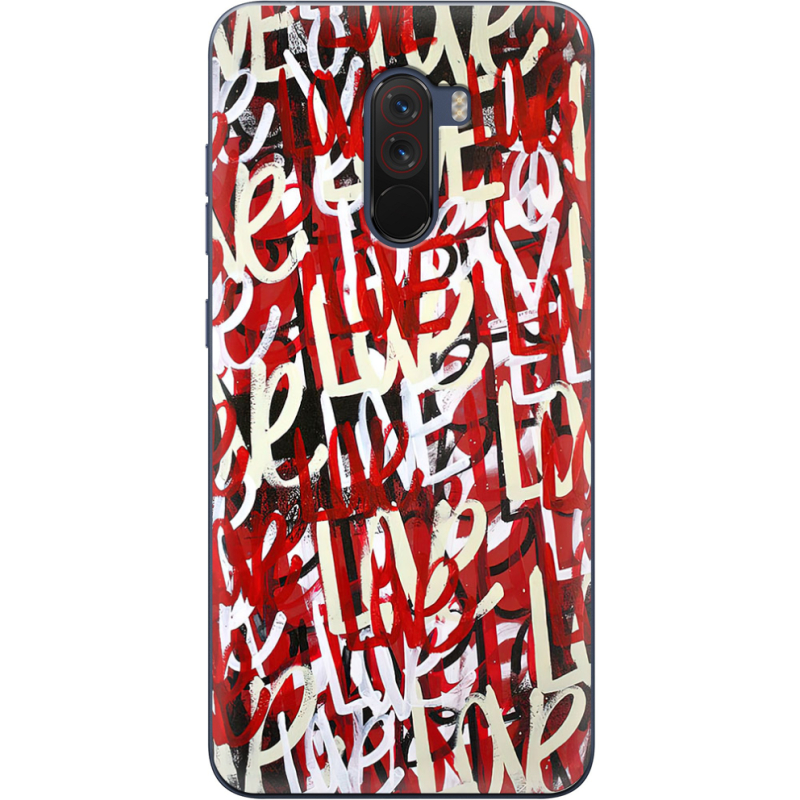 Чехол Uprint Xiaomi Pocophone F1 Love Graffiti