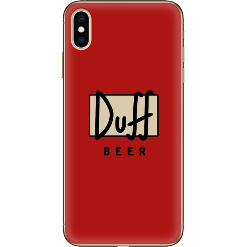 Чехол Uprint Apple iPhone XS Max Duff beer