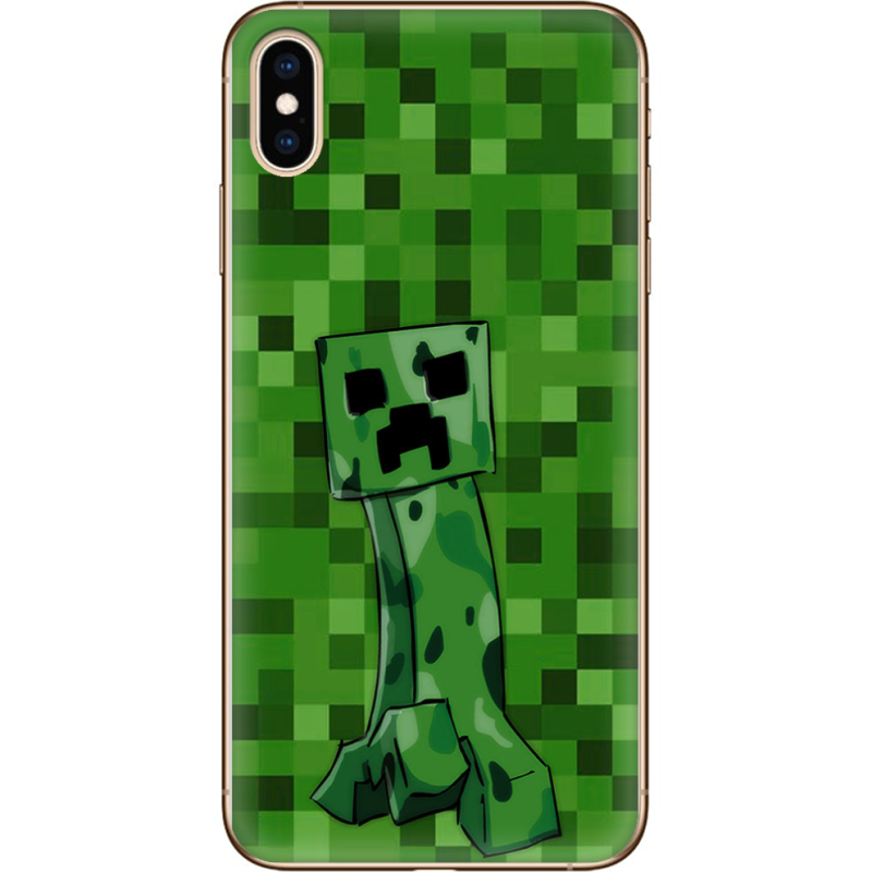 Чехол Uprint Apple iPhone XS Max Minecraft Creeper
