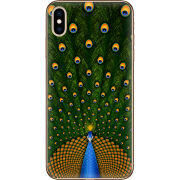 Чехол Uprint Apple iPhone XS Max Peacocks Tail