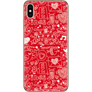 Чехол Uprint Apple iPhone XS Max Happy Valentines