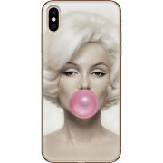 Чехол Uprint Apple iPhone XS Max Marilyn Monroe Bubble Gum