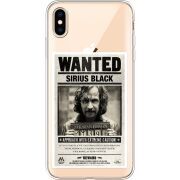 Прозрачный чехол Uprint Apple iPhone XS Max Sirius Black