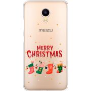 Прозрачный чехол Uprint Meizu M3 / M3s Merry Christmas