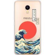 Прозрачный чехол Uprint Meizu M3 / M3s Большая волна в Канагаве