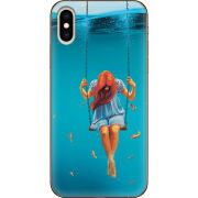Чехол Uprint Apple iPhone XS Girl In The Sea