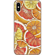 Чехол Uprint Apple iPhone XS Citrus Pattern
