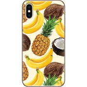 Чехол Uprint Apple iPhone XS Tropical Fruits