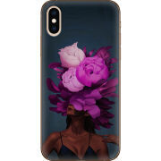 Чехол Uprint Apple iPhone XS Exquisite Purple Flowers