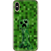 Чехол Uprint Apple iPhone XS Minecraft Creeper