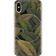 Чехол Uprint Apple iPhone XS Leaf