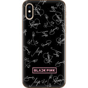 Чехол Uprint Apple iPhone XS Blackpink автограф