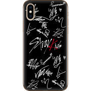 Чехол Uprint Apple iPhone XS Stray Kids автограф