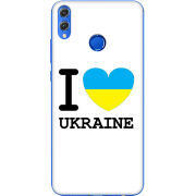 Чехол Uprint Honor 8x I love Ukraine