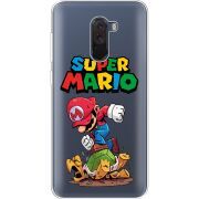 Прозрачный чехол Uprint Xiaomi Pocophone F1 Super Mario