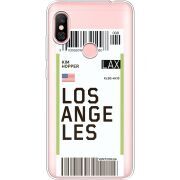 Прозрачный чехол Uprint Xiaomi Redmi Note 6 Pro Ticket Los Angeles