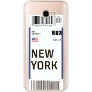 Прозрачный чехол Uprint Samsung J415 Galaxy J4 Plus 2018 Ticket New York