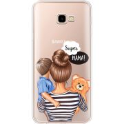 Прозрачный чехол Uprint Samsung J415 Galaxy J4 Plus 2018 Super Mama and Son