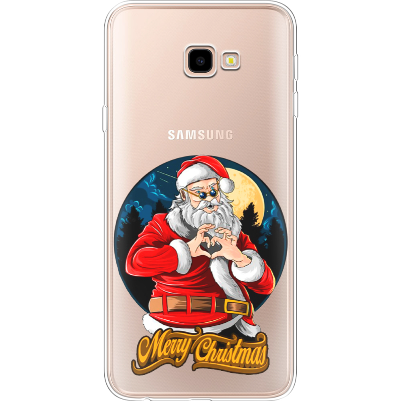 Прозрачный чехол Uprint Samsung J415 Galaxy J4 Plus 2018 Cool Santa
