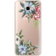 Прозрачный чехол Uprint Samsung J415 Galaxy J4 Plus 2018 Floral