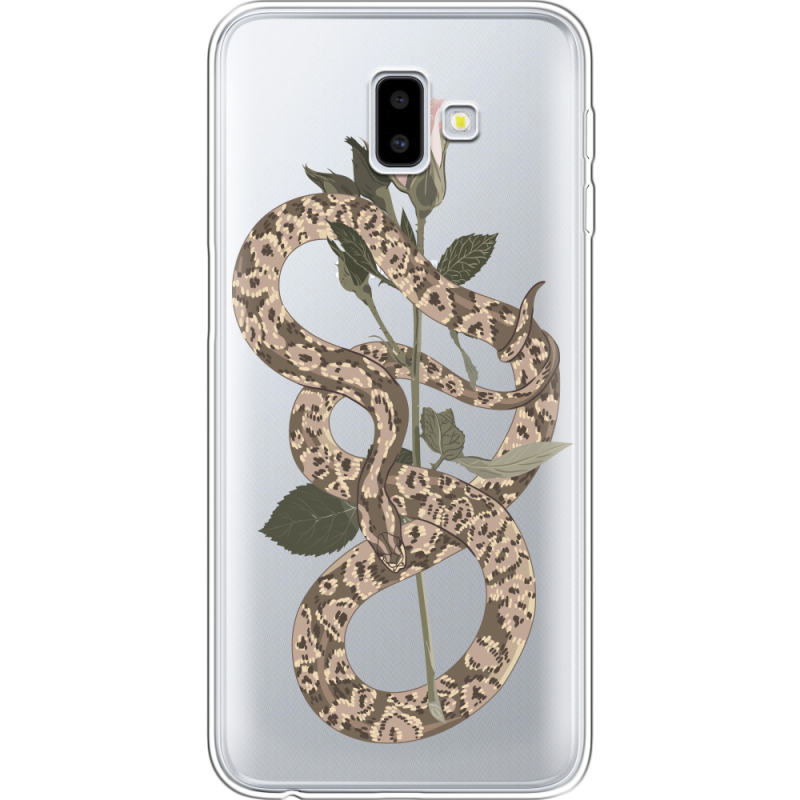 Прозрачный чехол Uprint Samsung J610 Galaxy J6 Plus 2018 Glamor Snake