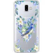 Прозрачный чехол Uprint Samsung J610 Galaxy J6 Plus 2018 Spring Bird