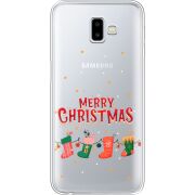 Прозрачный чехол Uprint Samsung J610 Galaxy J6 Plus 2018 Merry Christmas
