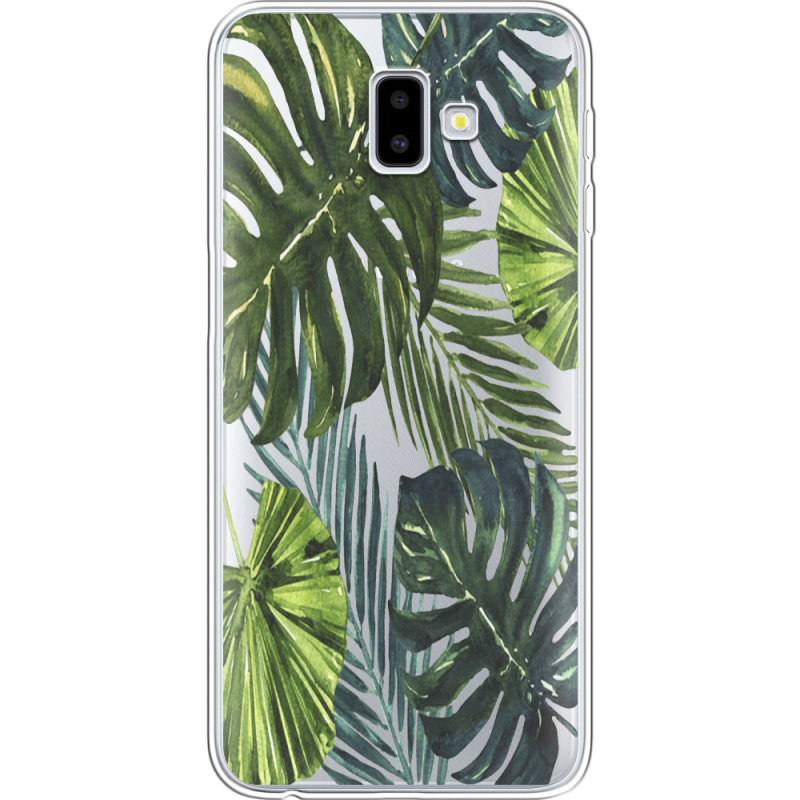 Прозрачный чехол Uprint Samsung J610 Galaxy J6 Plus 2018 Palm Tree