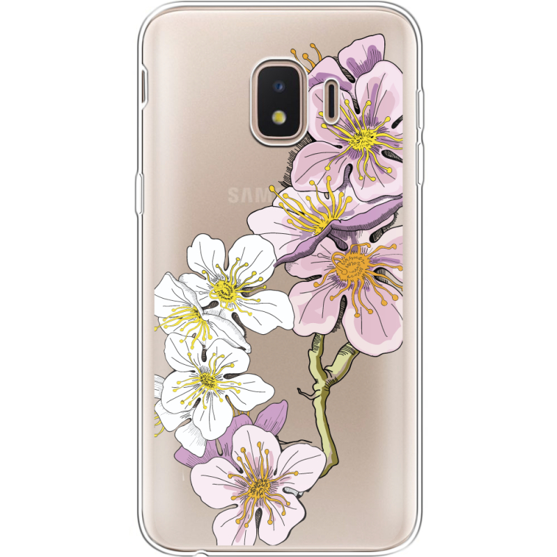 Прозрачный чехол Uprint Samsung J260 Galaxy J2 Core Cherry Blossom