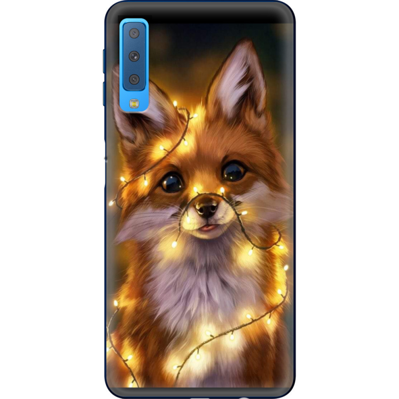 Чехол Uprint Samsung A750 Galaxy A7 2018 Рождественская лиса