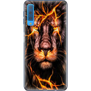Чехол Uprint Samsung A750 Galaxy A7 2018 Fire Lion