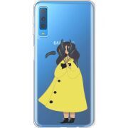 Прозрачный чехол Uprint Samsung A750 Galaxy A7 2018 Just a Girl