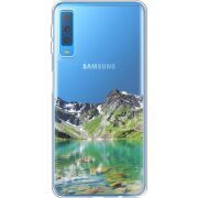 Прозрачный чехол Uprint Samsung A750 Galaxy A7 2018 Green Mountain