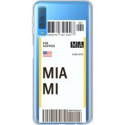 Прозрачный чехол Uprint Samsung A750 Galaxy A7 2018 Ticket Miami