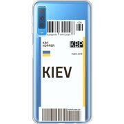 Прозрачный чехол Uprint Samsung A750 Galaxy A7 2018 Ticket Kiev