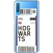 Прозрачный чехол Uprint Samsung A750 Galaxy A7 2018 Ticket Hogwarts