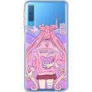 Прозрачный чехол Uprint Samsung A750 Galaxy A7 2018 Wiked Lady