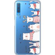 Прозрачный чехол Uprint Samsung A750 Galaxy A7 2018 The Friendly Beasts