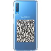 Прозрачный чехол Uprint Samsung A750 Galaxy A7 2018 Amor Amor