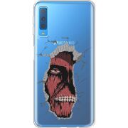Прозрачный чехол Uprint Samsung A750 Galaxy A7 2018 Нападение Титана