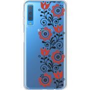 Прозрачный чехол Uprint Samsung A750 Galaxy A7 2018 Ethno Ornament