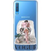 Прозрачный чехол Uprint Samsung A750 Galaxy A7 2018 VOGUE