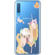 Прозрачный чехол Uprint Samsung A750 Galaxy A7 2018 Uni Blonde