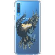 Прозрачный чехол Uprint Samsung A750 Galaxy A7 2018 Eagle